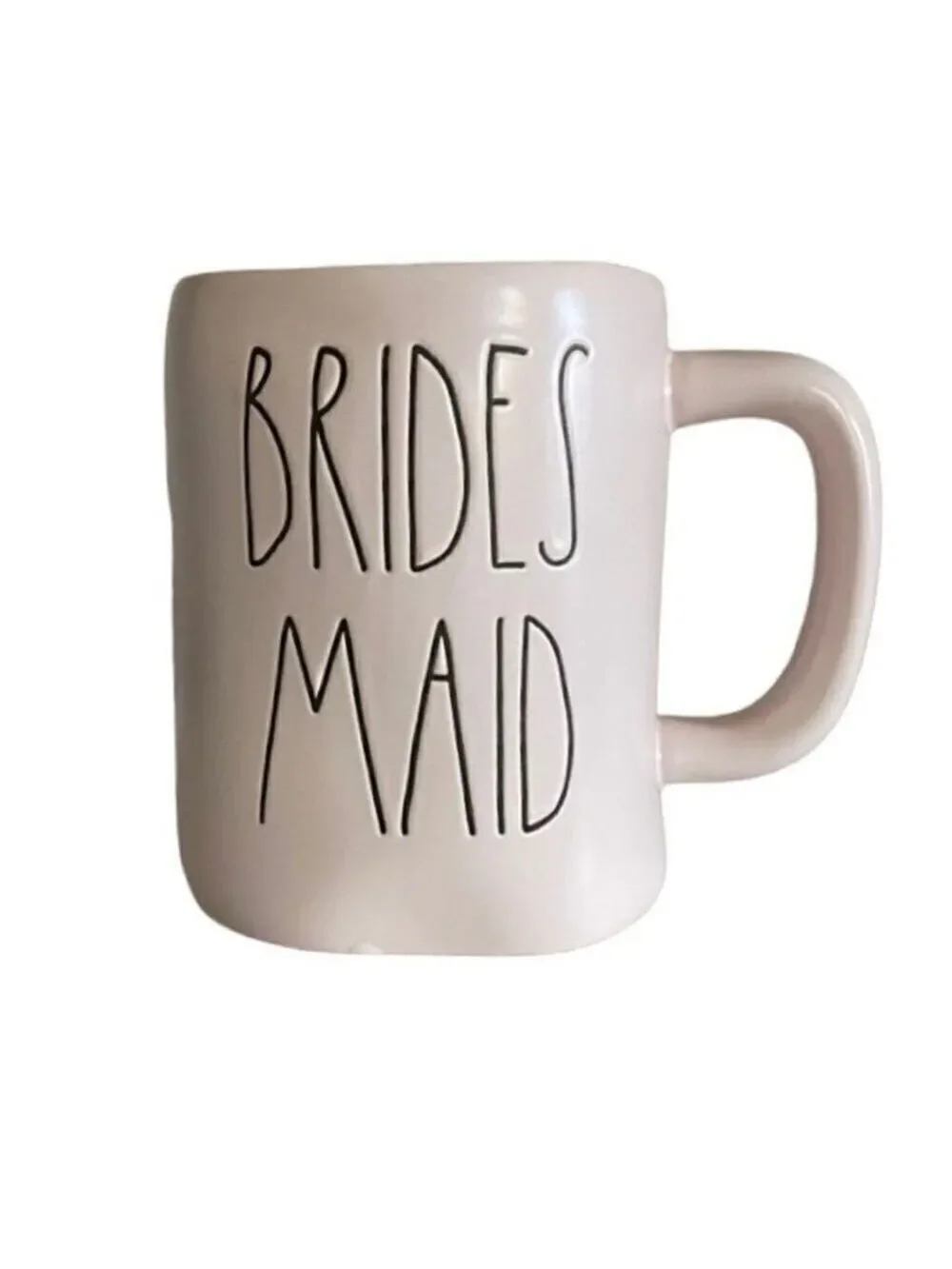 Magenta Pink Rae Dunn Artisan Collection Bridesmaid Ceramic Novelty Mug